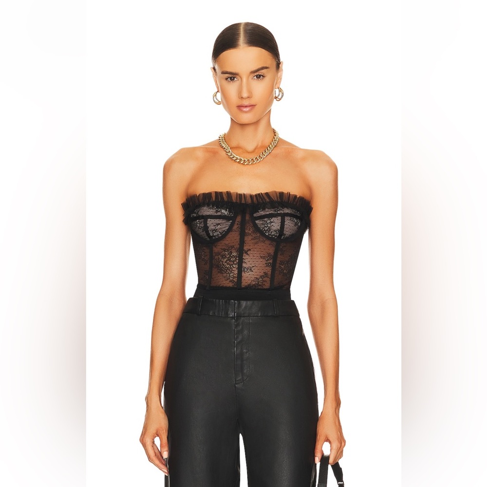Lace Bustier Top